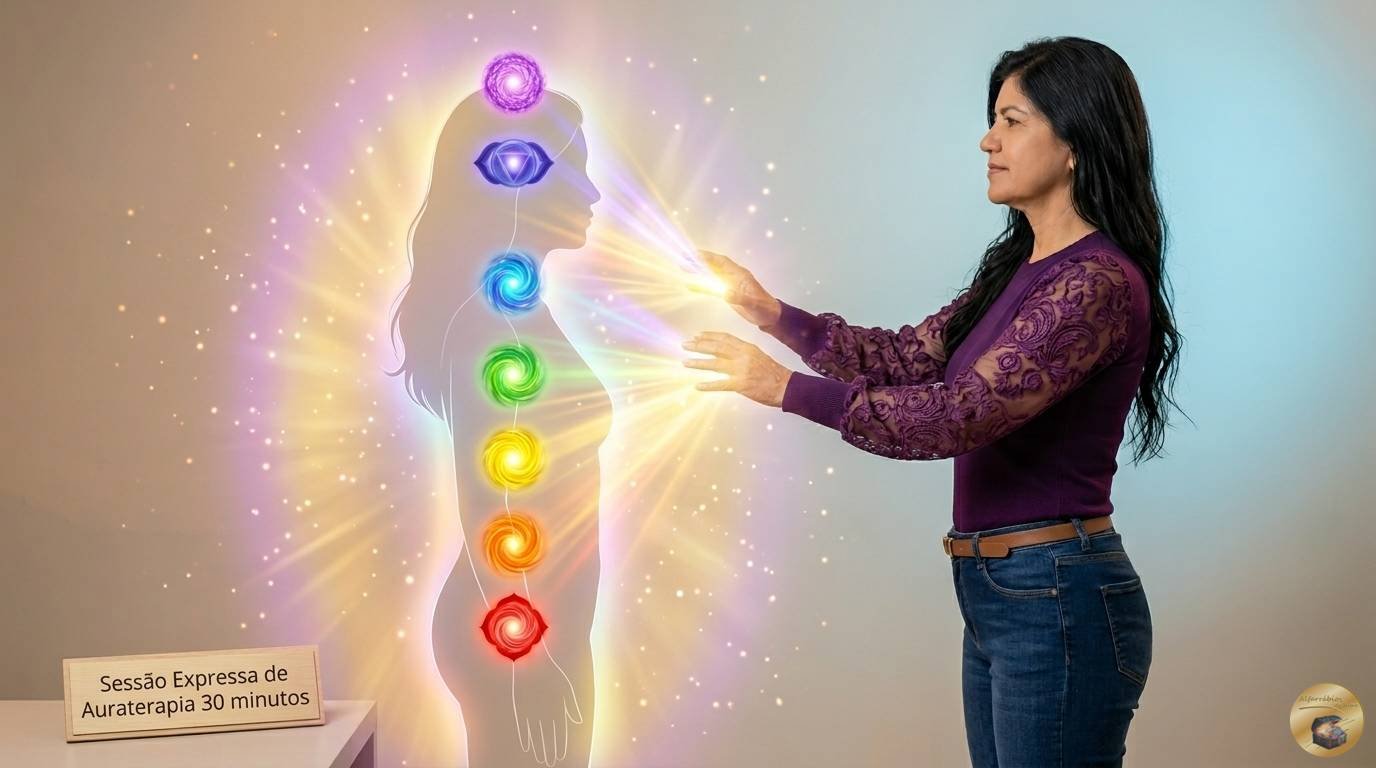 Sessão de Auraterapia Standard de 60 min. - Sannyasin Bayaty - ©Alfarrábios da Alma,. 2026