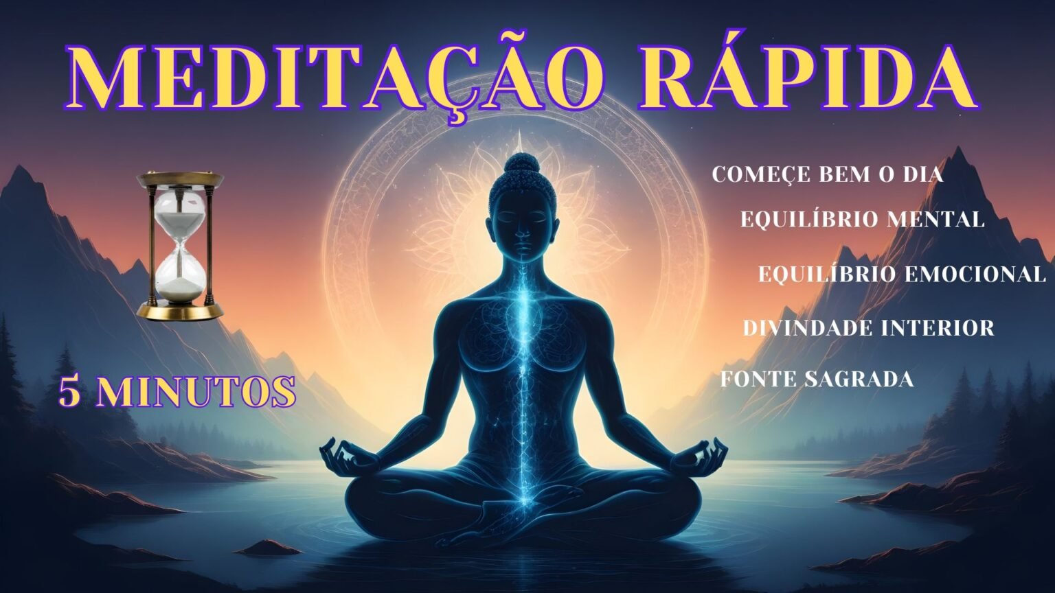 Meditação Rápida Guiada em 5 minutos - Alfarrábios da Alma