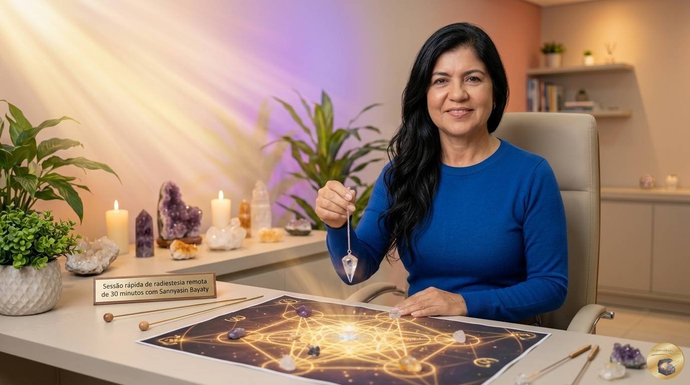 Sessão de Radiestesia Express de 30 min. - Sannyasin Bayaty - ©Alfarrábios da Alma