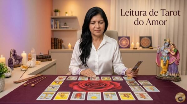 Consulta VIP de Tarô do Amor Deluxe - 90 min. - Sannyasin Bayaty - ©Alfarrábios da Alma, 2026.